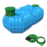 Zbiornik na deszczówkę BOLT Flat PD 10 000 L – z punktem dostępu